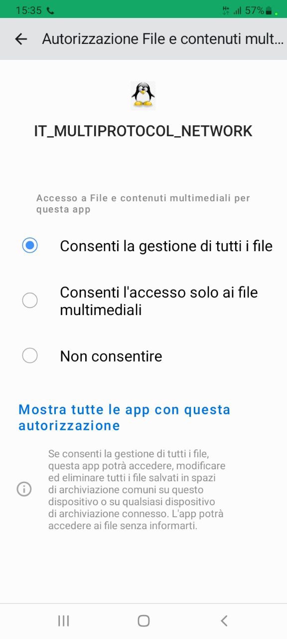 Istruzioni installazione APK